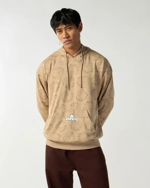 Men S Beige All Over Printed Oversized Hoodies 644646 1731057777 2