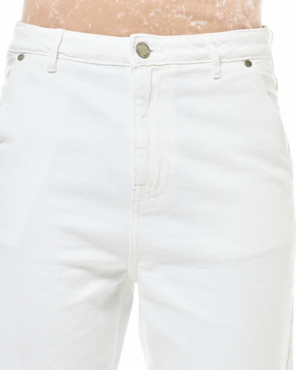 Men's White Distressed Jeans - Image 3