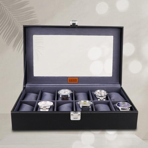 LEDO Men's and Women's Watch Box Holder Organizer Case