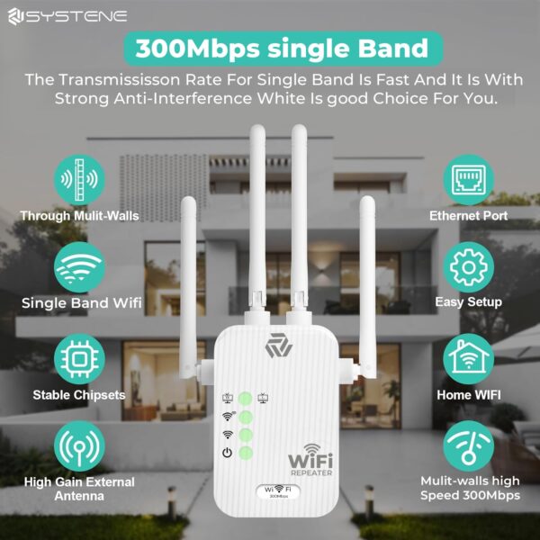 Muvit 2024 Release WiFi Extender Signal Booster for Home - Image 3